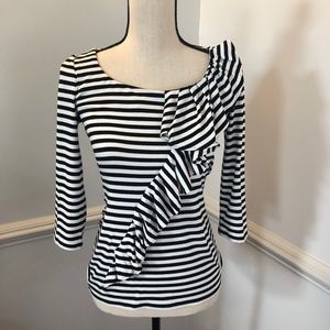 WHITE HOUSE BLACK MARKET Ruffle Blouse